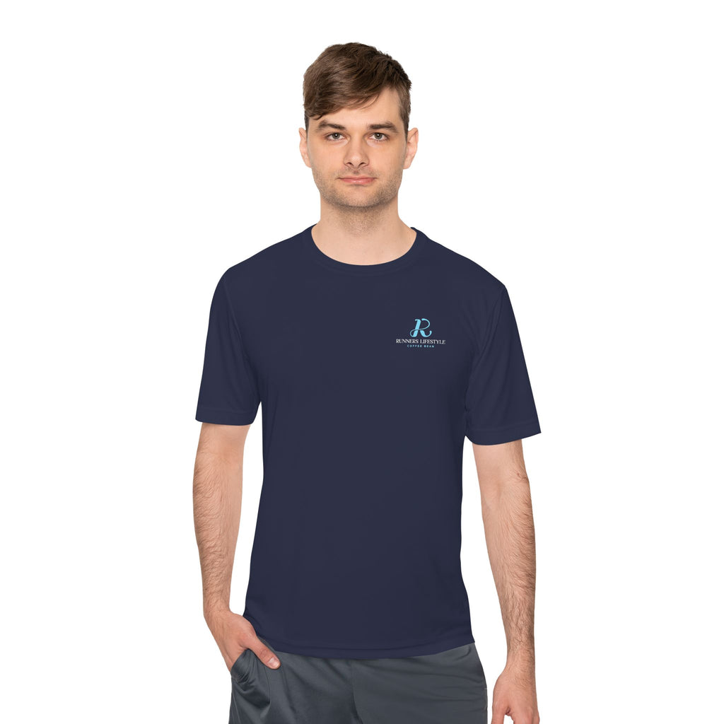 Performance Tee — Minimal Logo Moisture‑Wicking Athletic Shirt