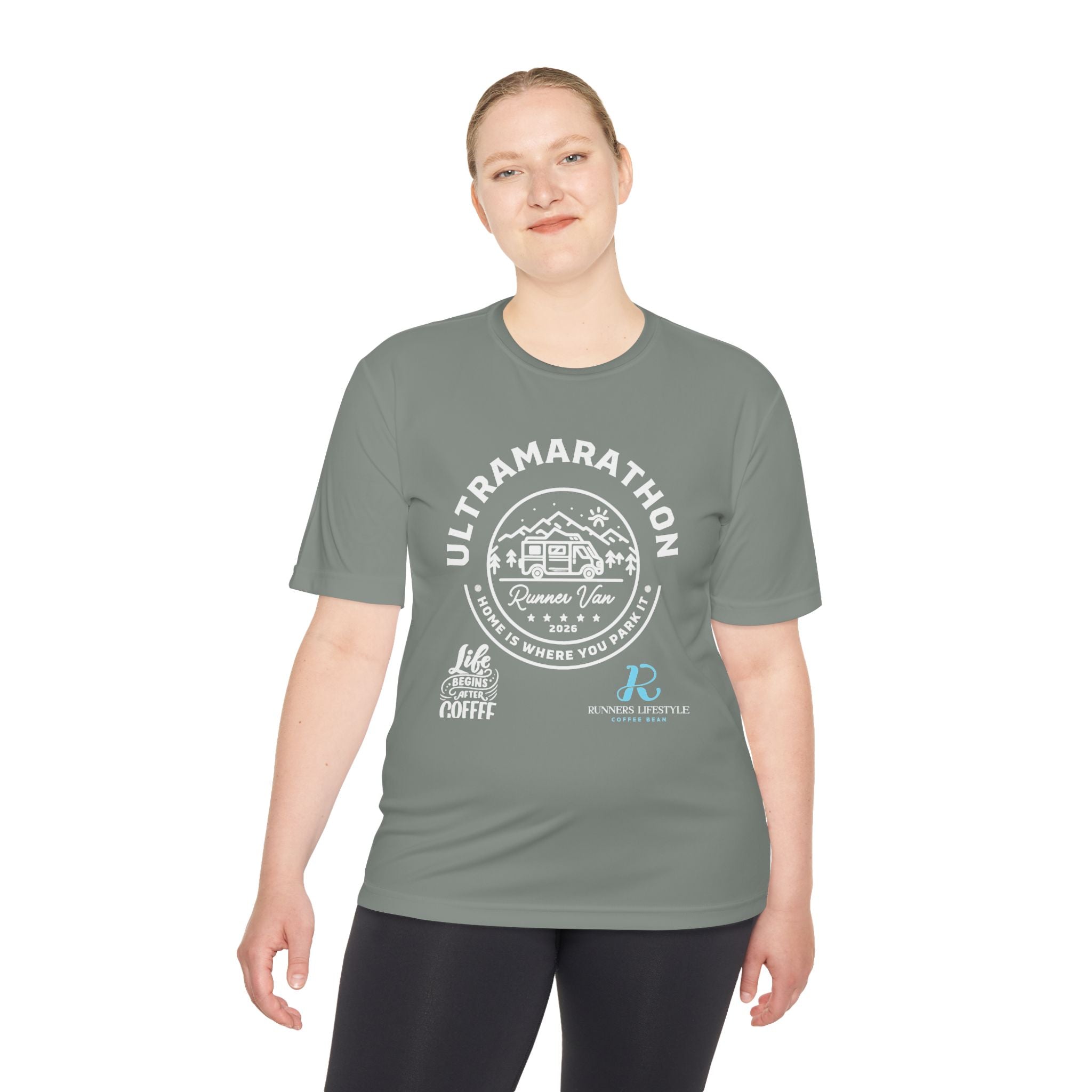 Race Day Moisture-Wicking Tee — Ultramarathon Run Club Shirt