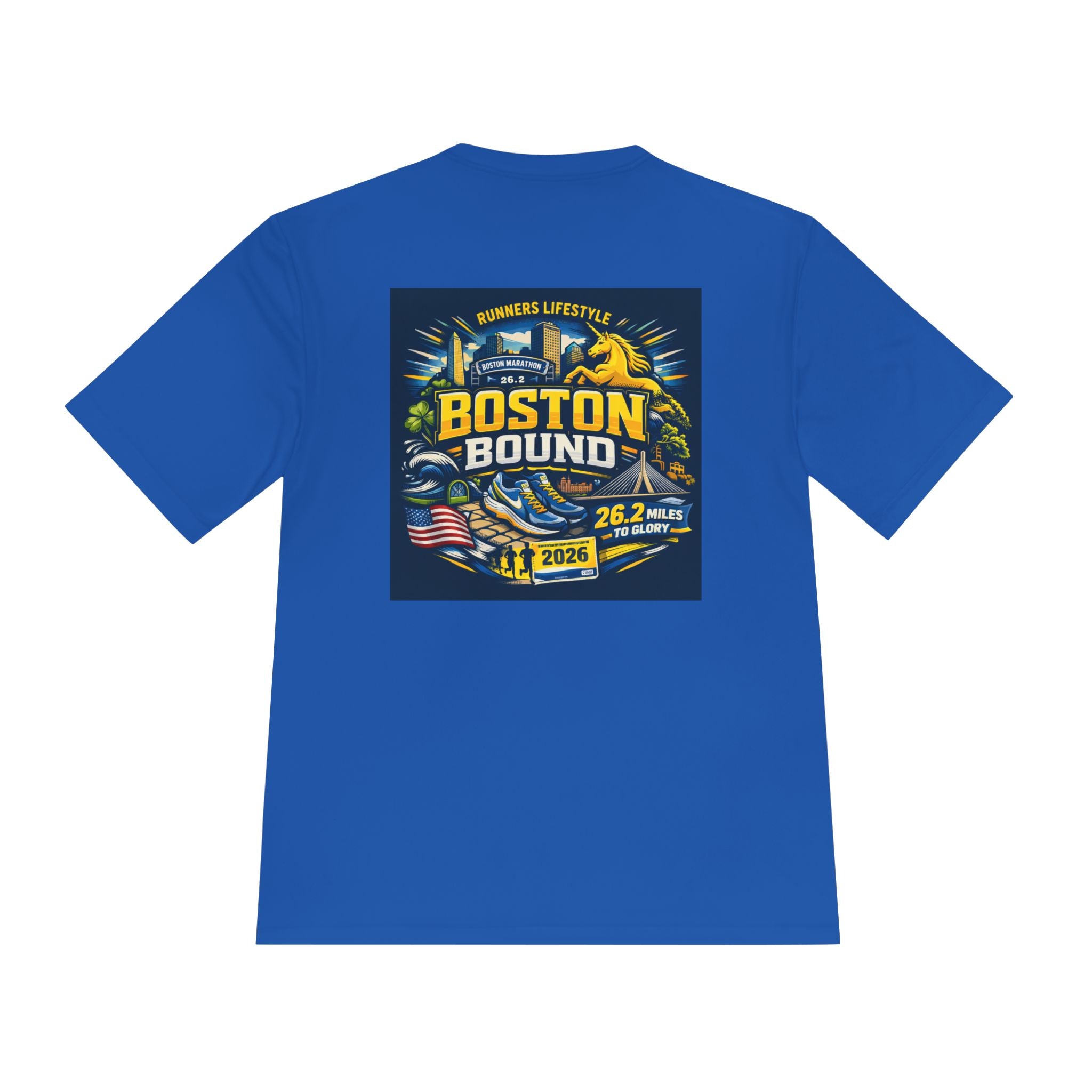Boston Bound Marathon Tee — 26.2