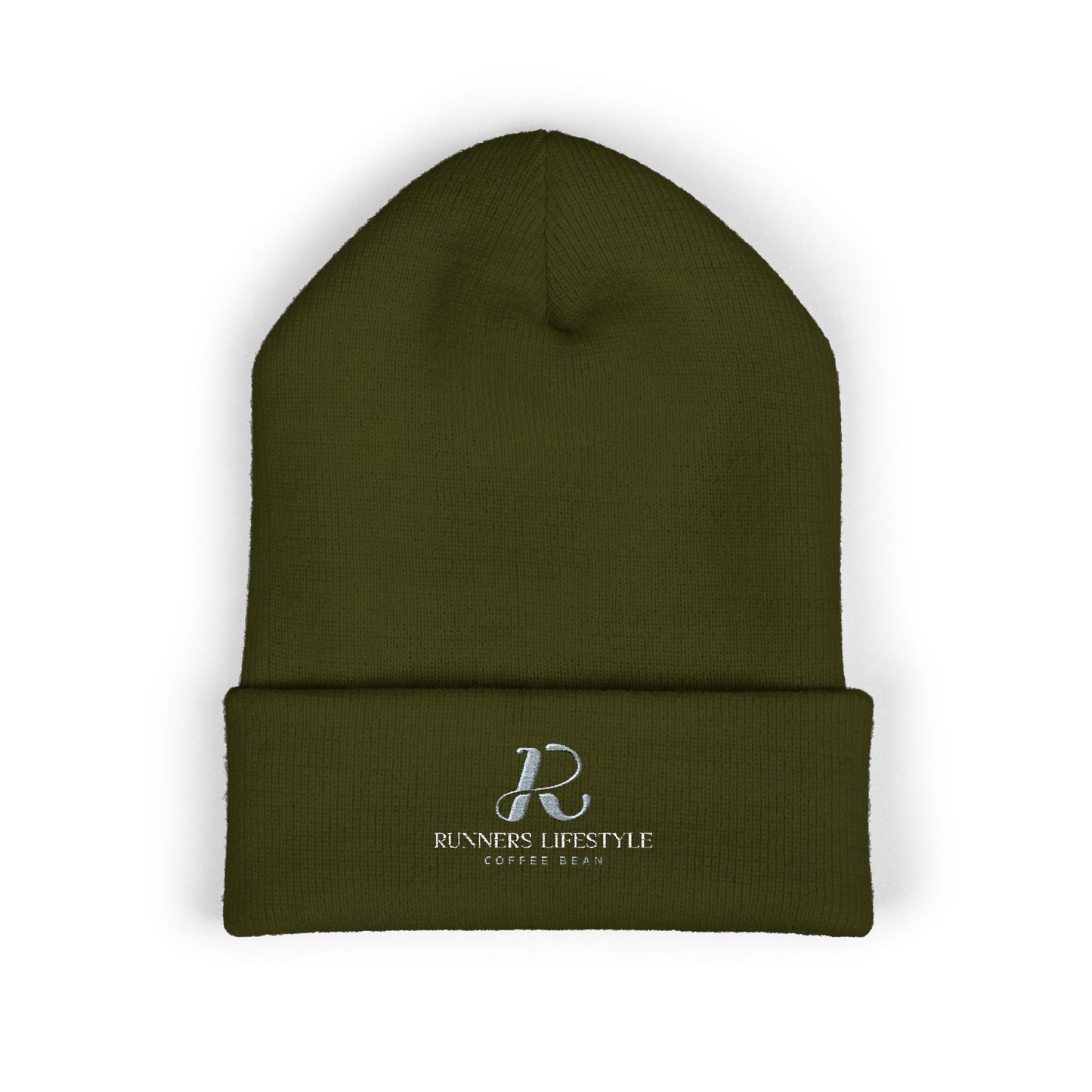 Embroidered Classic Cuffed Beanie – Minimal Logo Knit Hat