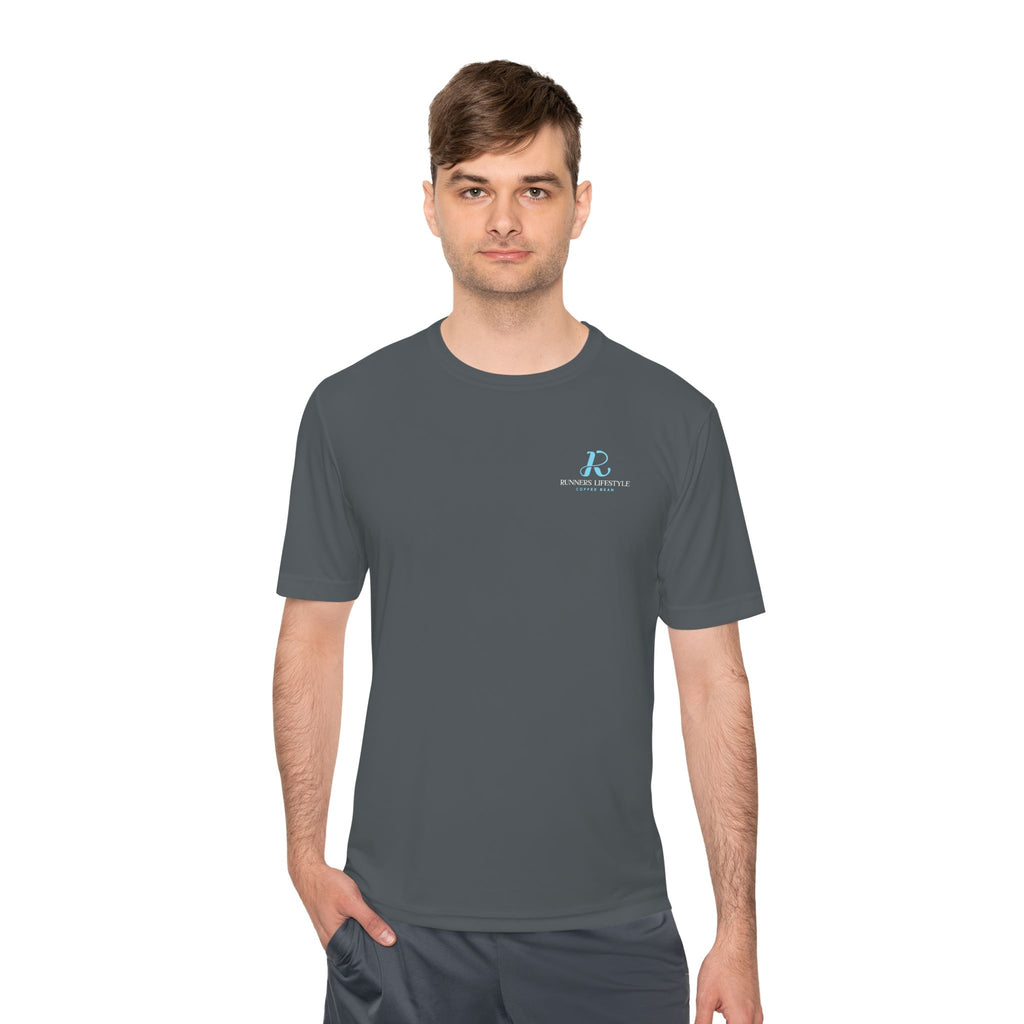Performance Tee — Minimal Logo Moisture‑Wicking Athletic Shirt