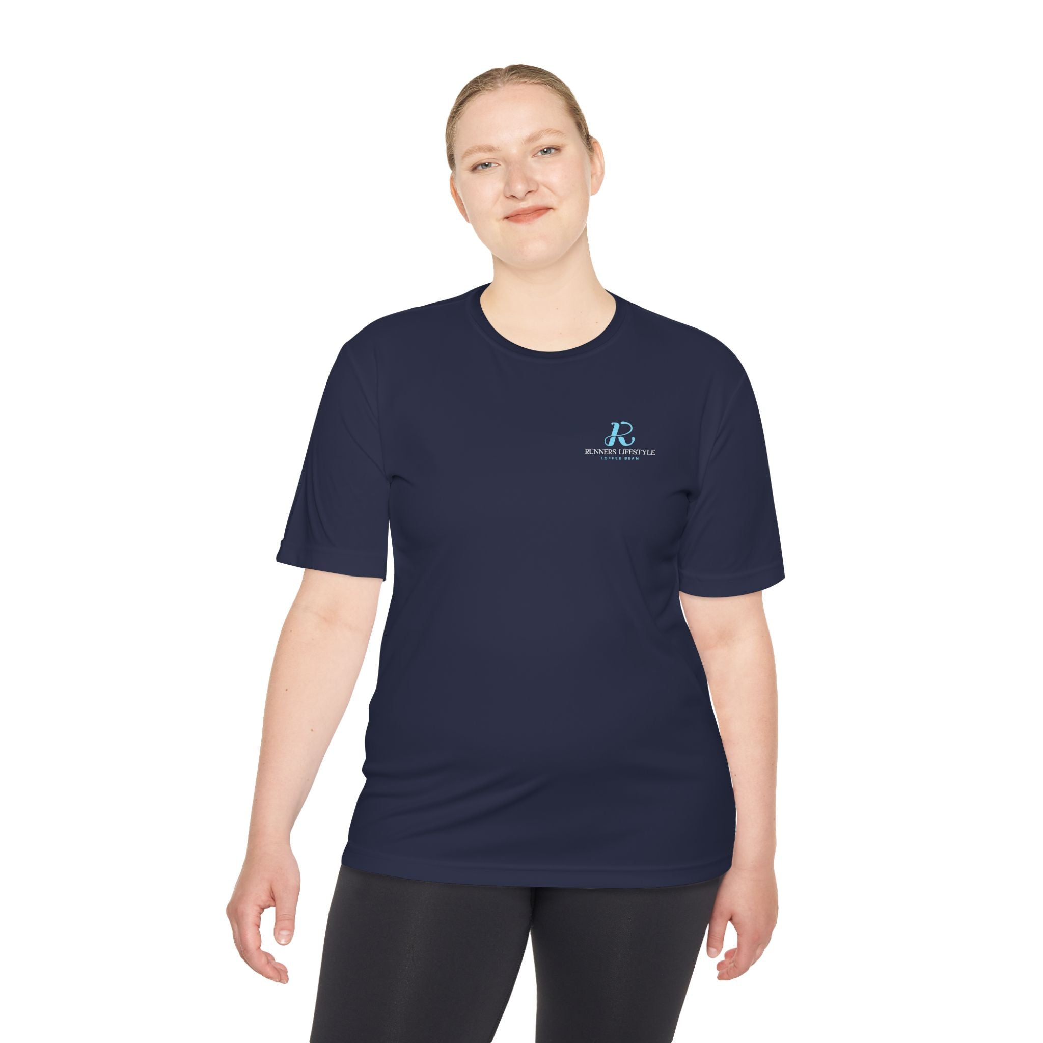 Performance Tee — Minimal Logo Moisture‑Wicking Athletic Shirt