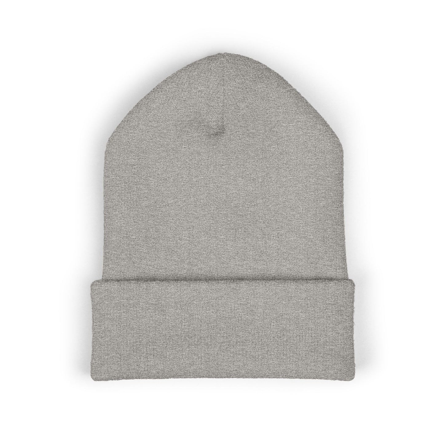 Embroidered Classic Cuffed Beanie – Minimal Logo Knit Hat