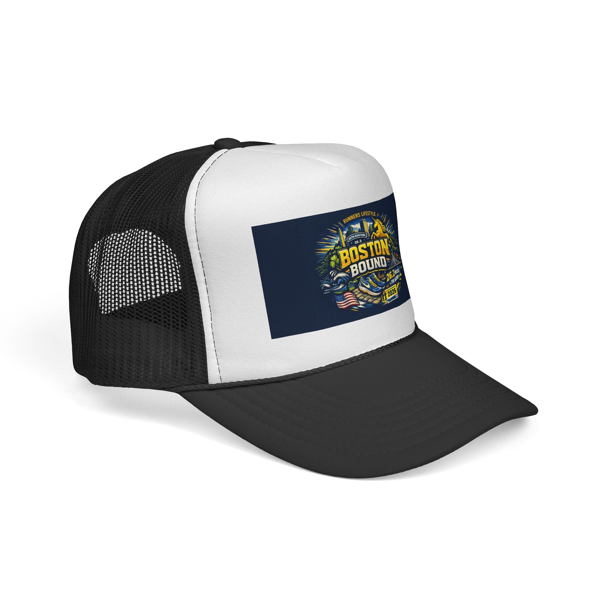 Boston Bound Trucker Hat – Marathon 26.2