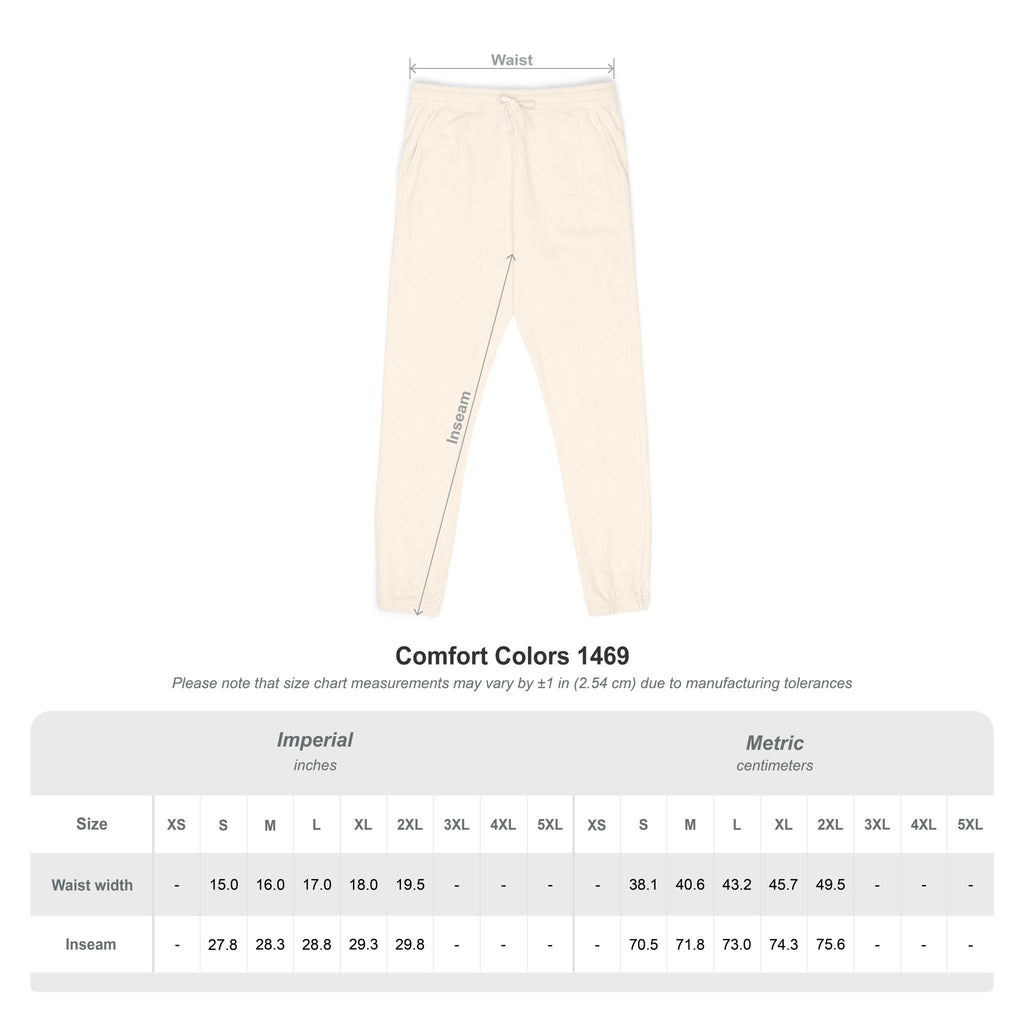 Graphic Sweatpants — Vintage Americana Nightscape Pocket Print