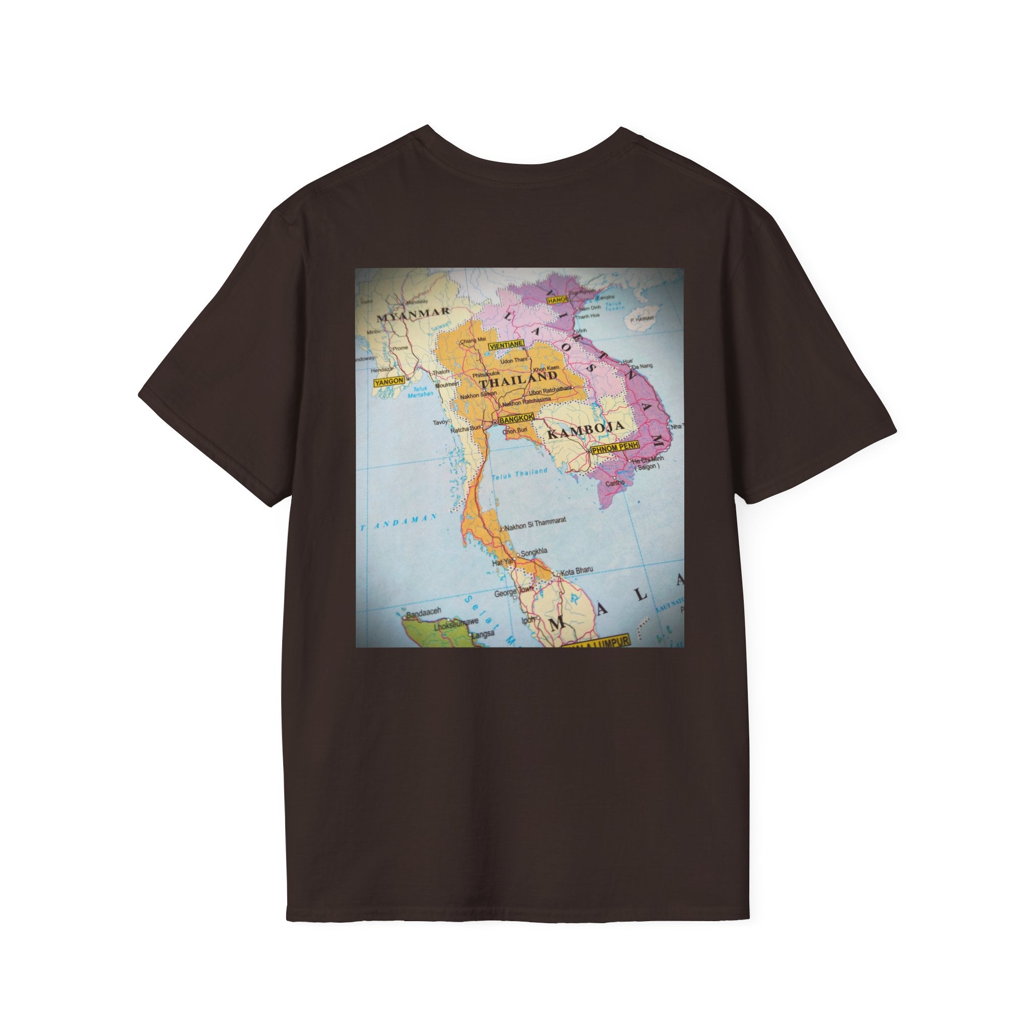 American Flag Pocket T-Shirt — Small Chest Flag Design