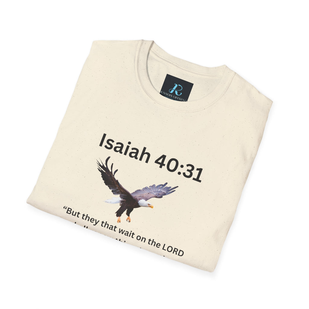 Isaiah 40:31 Eagle Scripture T-Shirt — NKJV Christian Faith Tee