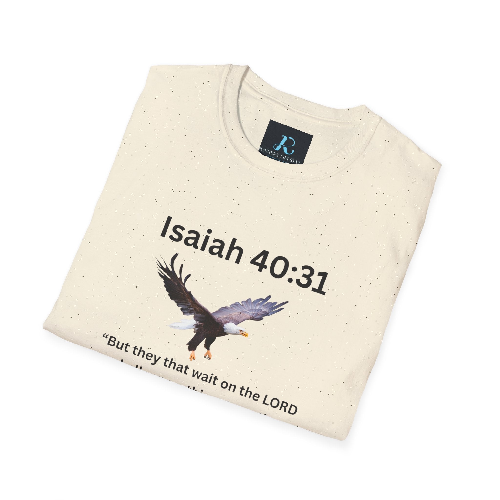 Isaiah 40:31 Eagle Scripture T-Shirt — NKJV Christian Faith Tee