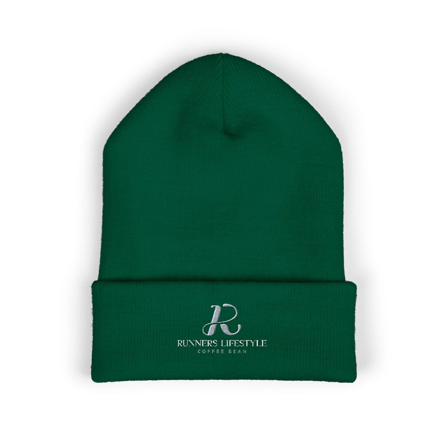 Embroidered Classic Cuffed Beanie – Minimal Logo Knit Hat