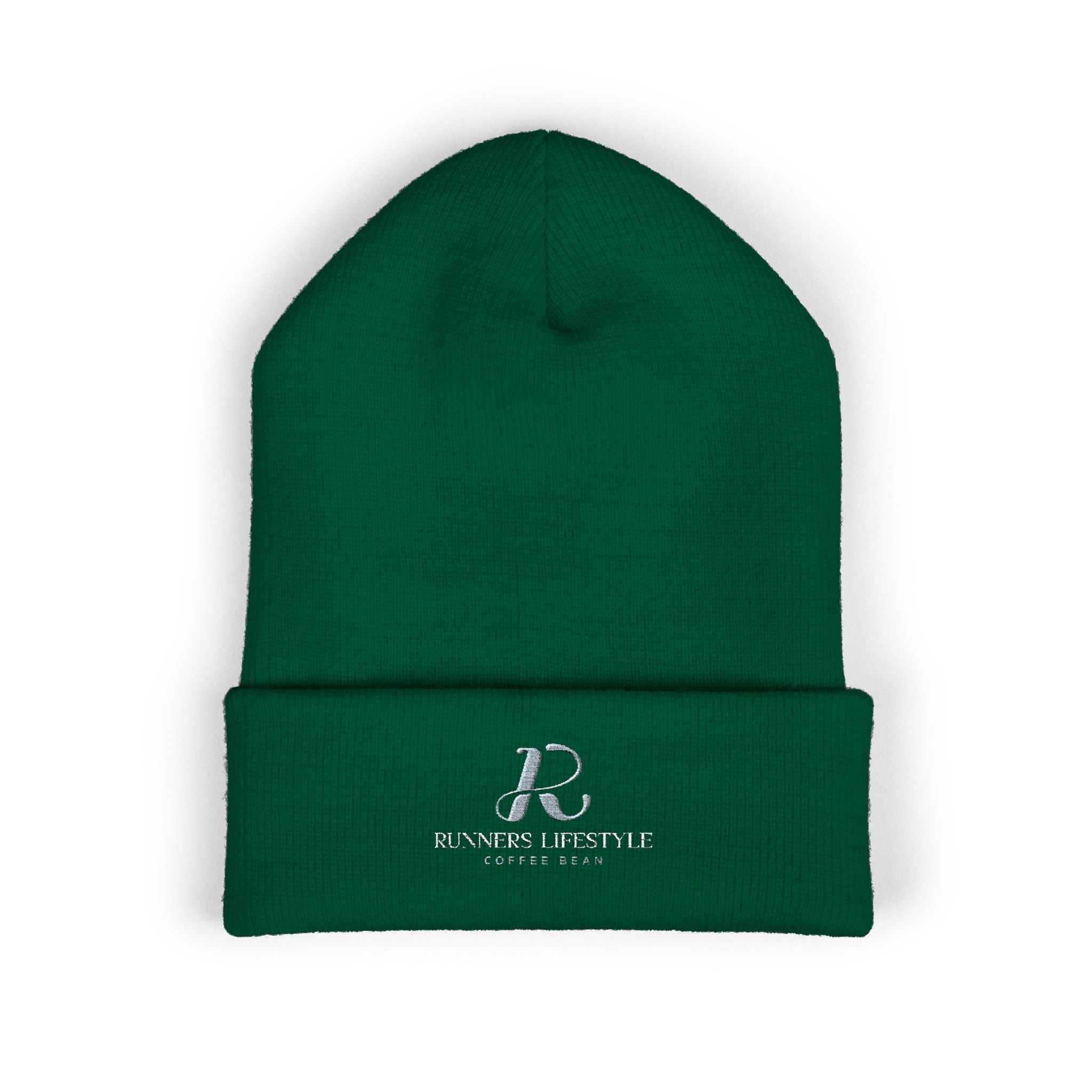 Embroidered Classic Cuffed Beanie – Minimal Logo Knit Hat