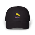 Unicorn Dad Cap — Retro Neon 'Unicorn' Embroidered Baseball Hat