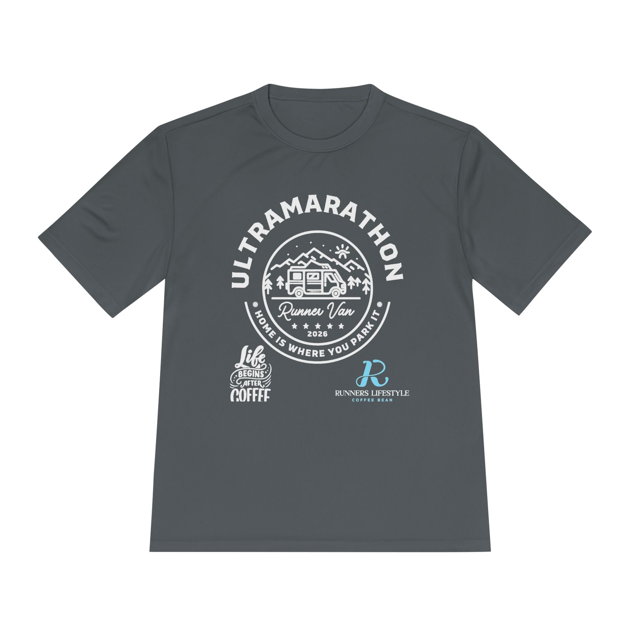 Race Day Moisture-Wicking Tee — Ultramarathon Run Club Shirt