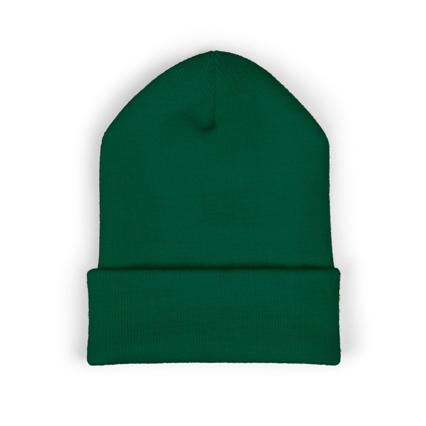 Embroidered Classic Cuffed Beanie – Minimal Logo Knit Hat