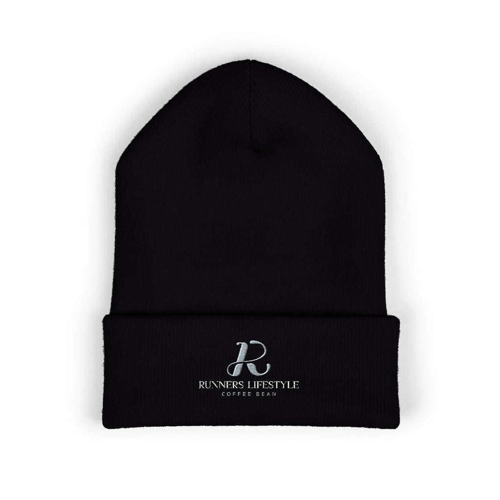 Embroidered Classic Cuffed Beanie – Minimal Logo Knit Hat