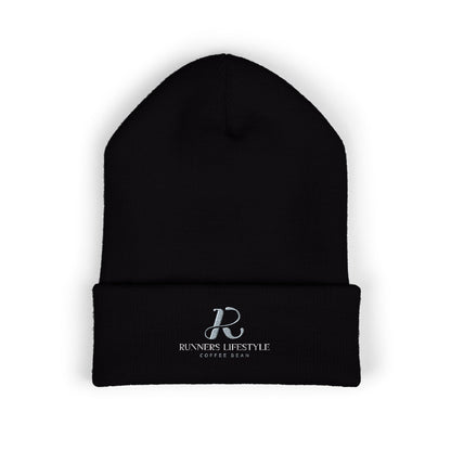 Embroidered Classic Cuffed Beanie – Minimal Logo Knit Hat