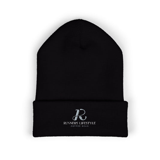 Embroidered Classic Cuffed Beanie – Minimal Logo Knit Hat