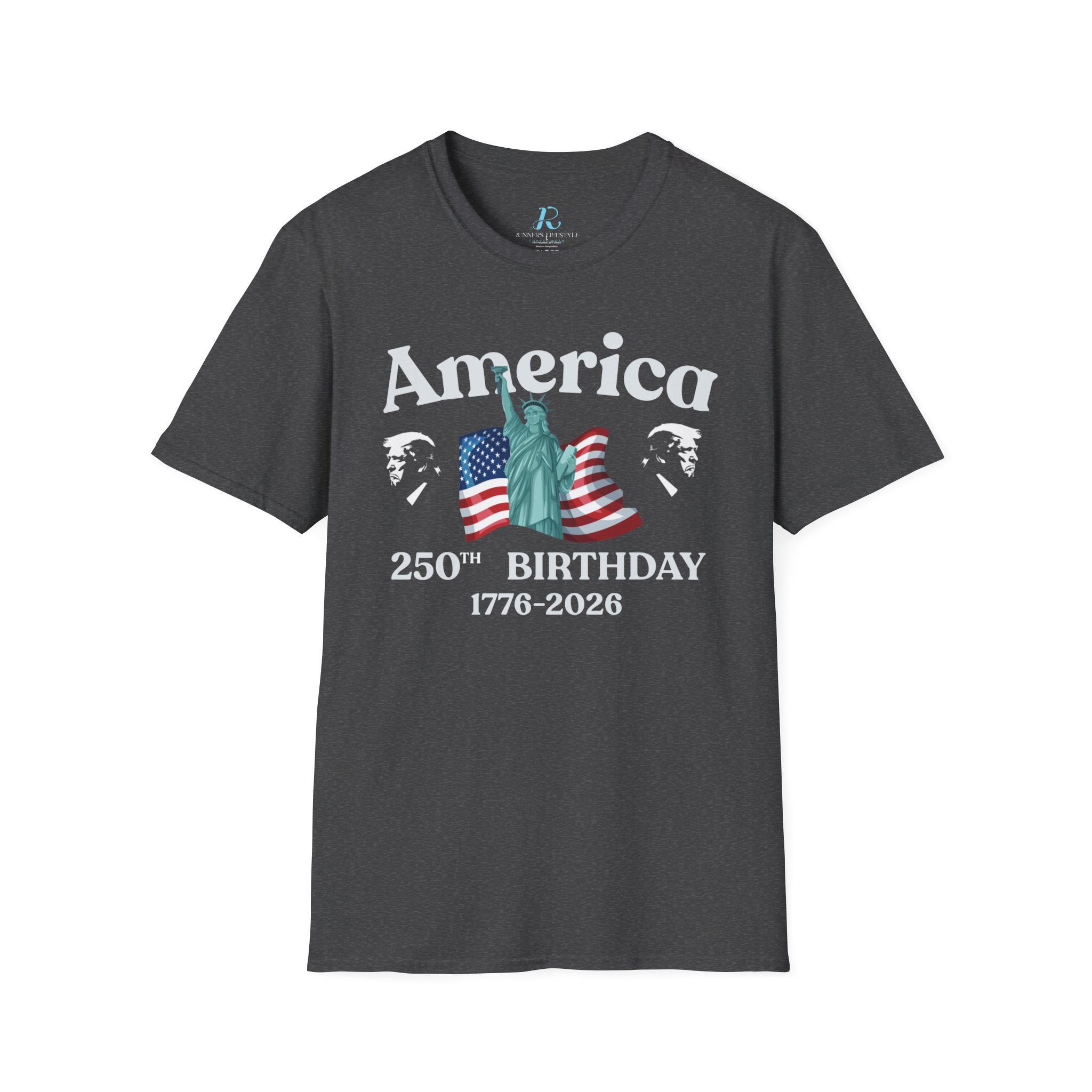 America 250th Birthday T-Shirt — 1776–2026 Statue of Liberty & Flag