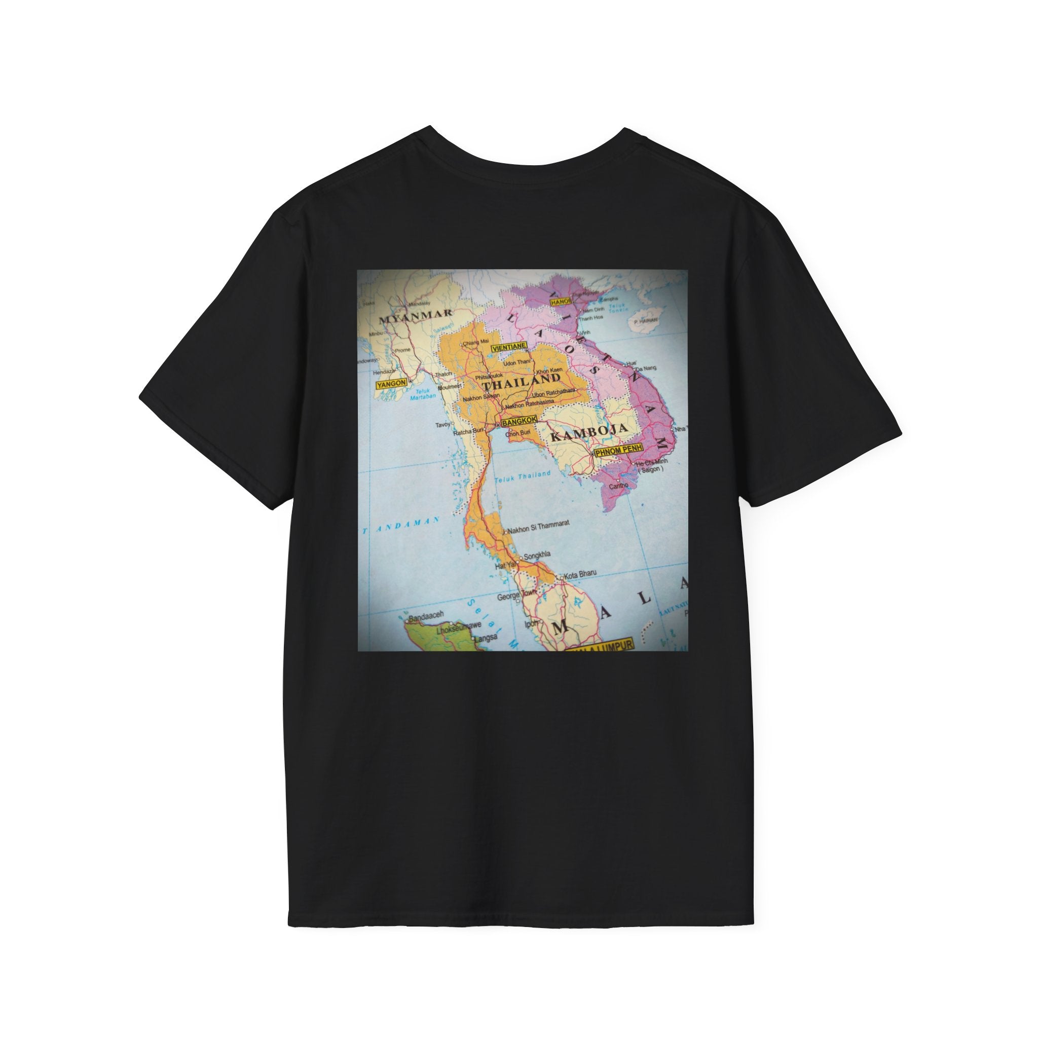 American Flag Pocket T-Shirt — Small Chest Flag Design