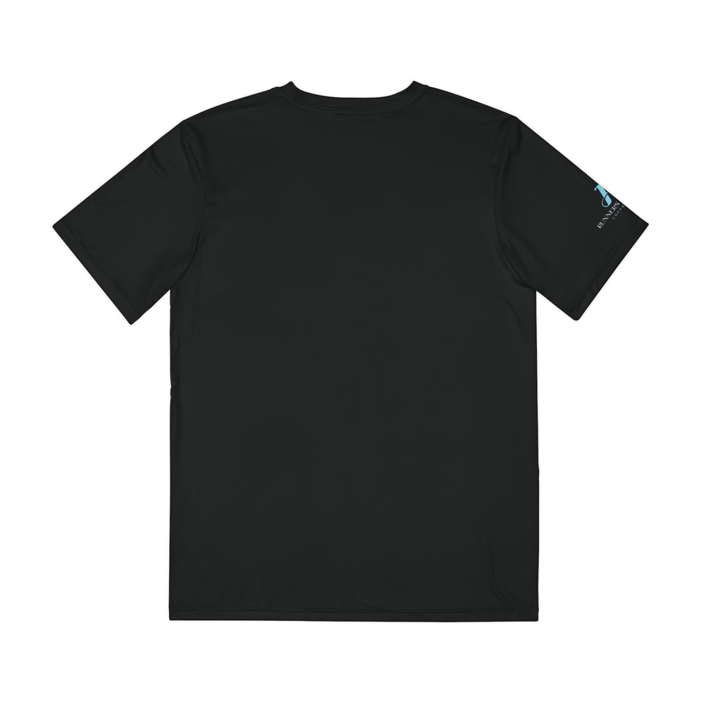 Men's Performance Tee — 'R' Logo Athletic Polyester Shirt