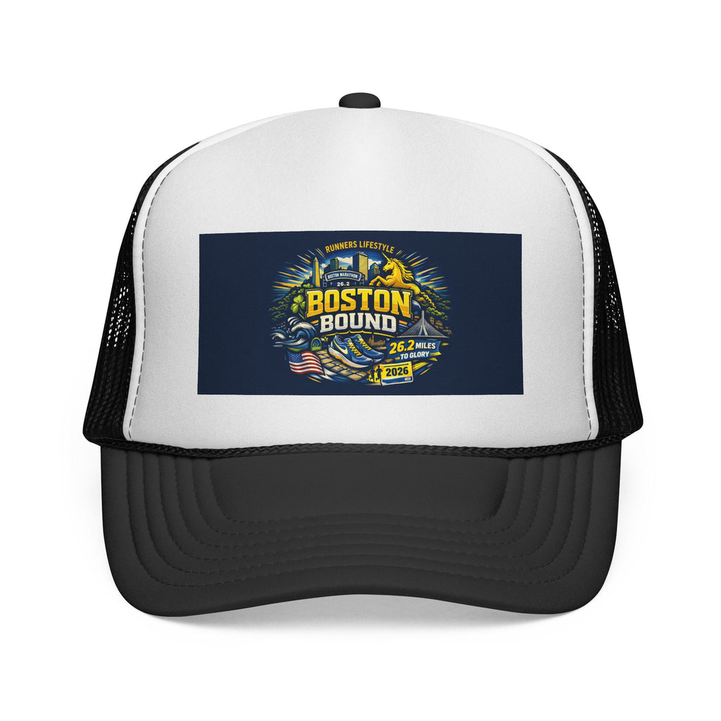 Boston Bound Trucker Hat – Marathon 26.2