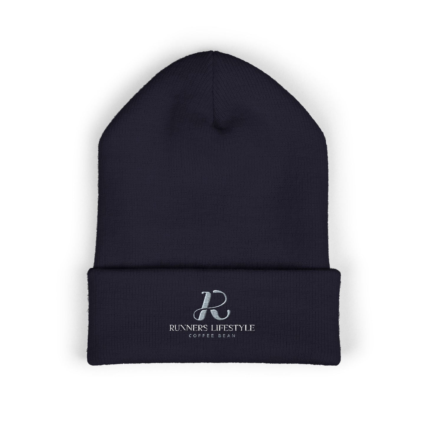 Embroidered Classic Cuffed Beanie – Minimal Logo Knit Hat