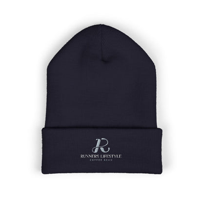 Embroidered Classic Cuffed Beanie – Minimal Logo Knit Hat