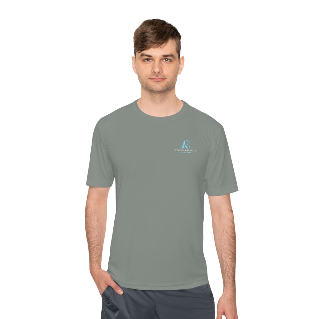 Performance Tee — Minimal Logo Moisture‑Wicking Athletic Shirt