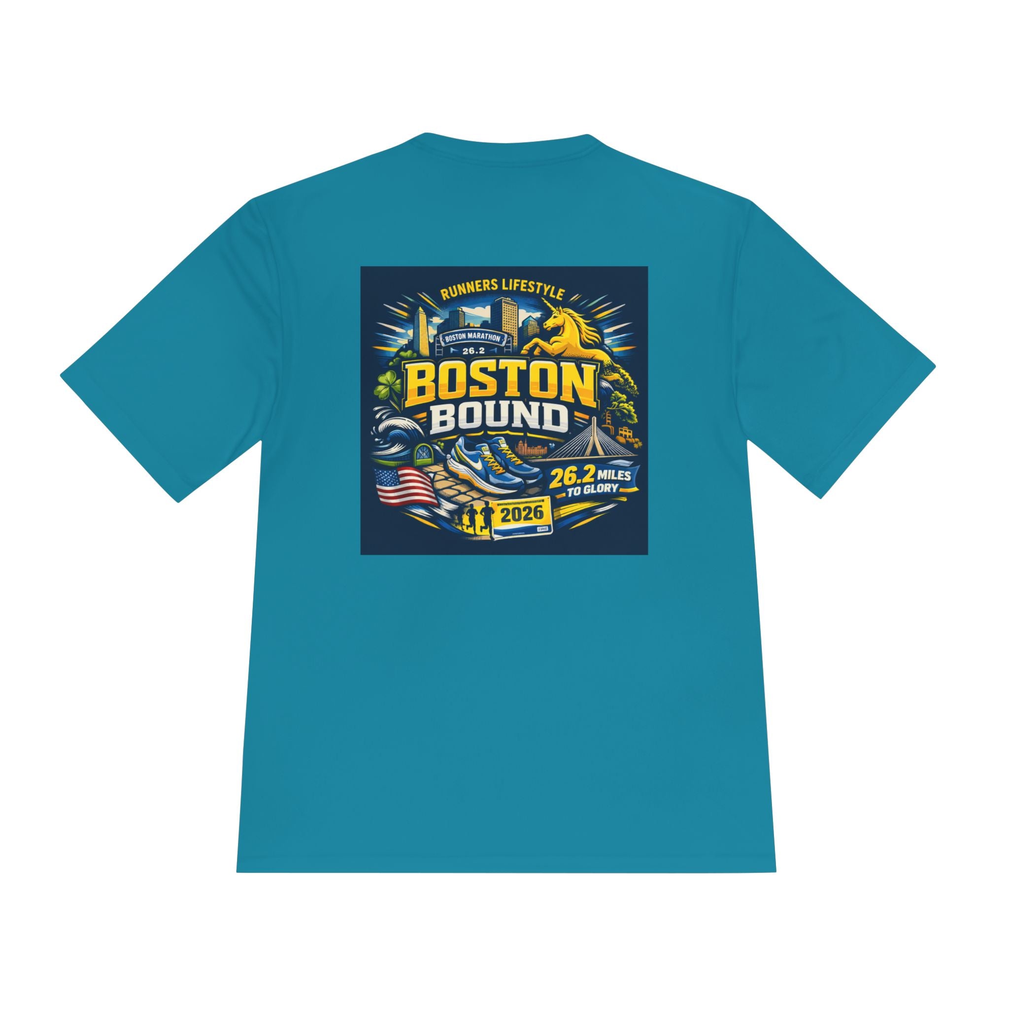 Boston Bound Marathon Tee — 26.2