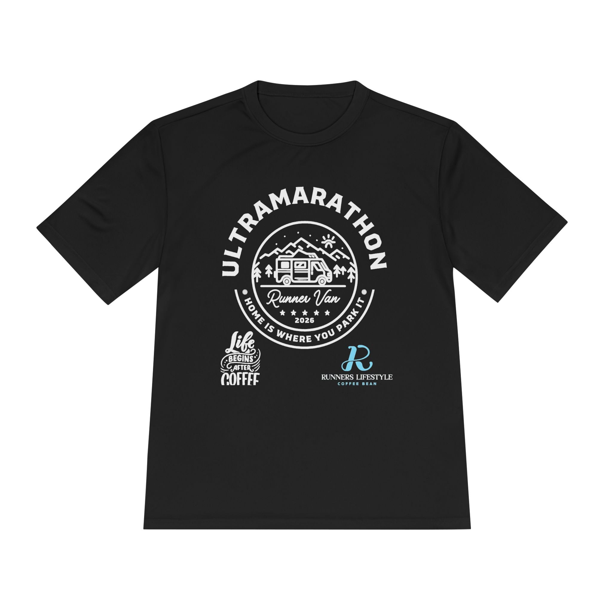 Race Day Moisture-Wicking Tee — Ultramarathon Run Club Shirt