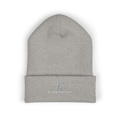 Embroidered Classic Cuffed Beanie – Minimal Logo Knit Hat