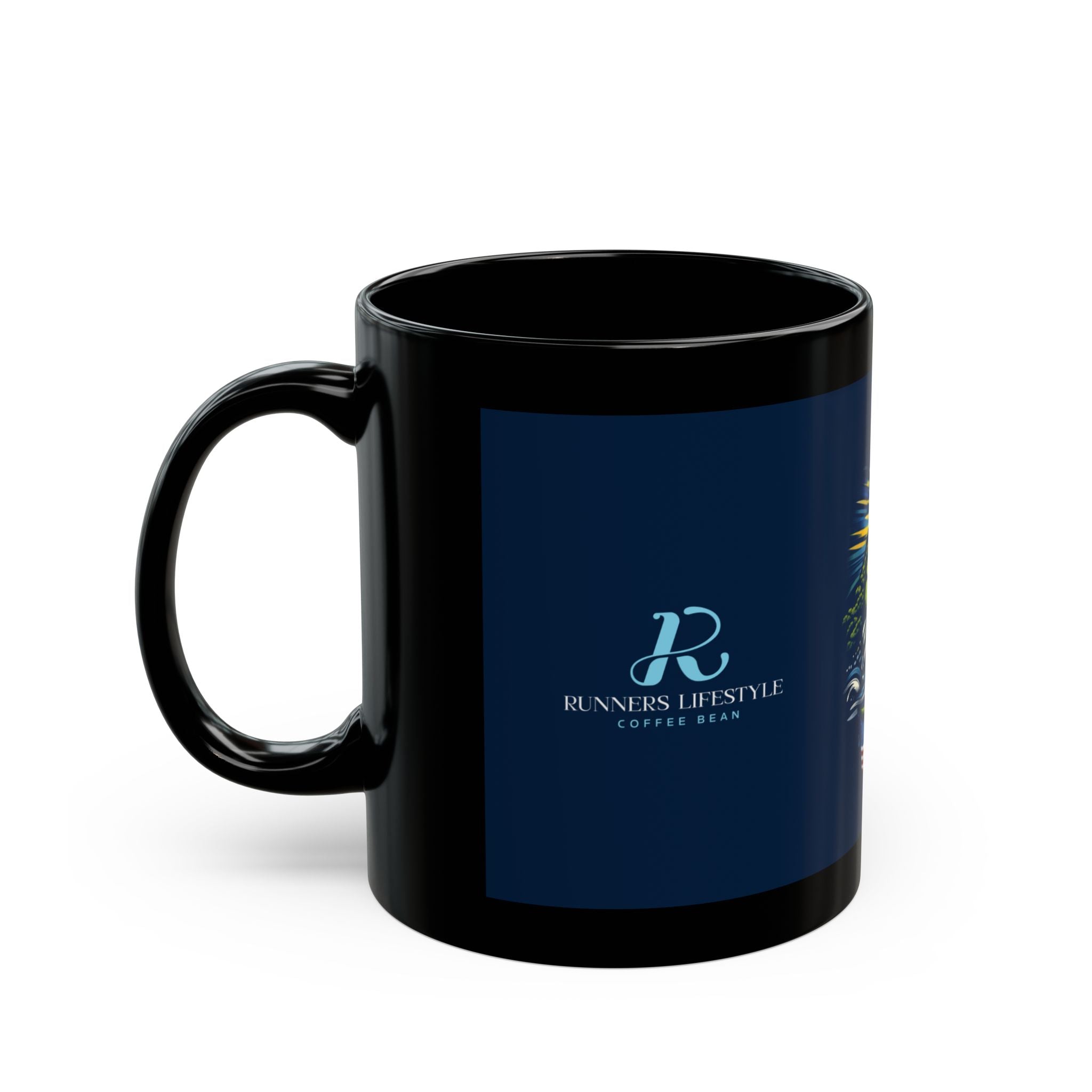 Boston Bound Marathon Mug — 26.2 Miles To Glory Black Coffee Cup (11oz/15oz)