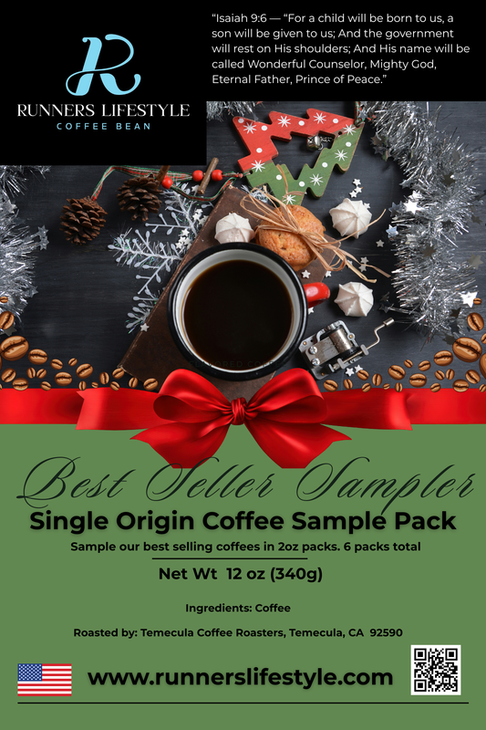 Best Sellers Sample Pack: 6Bean, Cowboy, Breakfast, Peru, Mexico, Bali