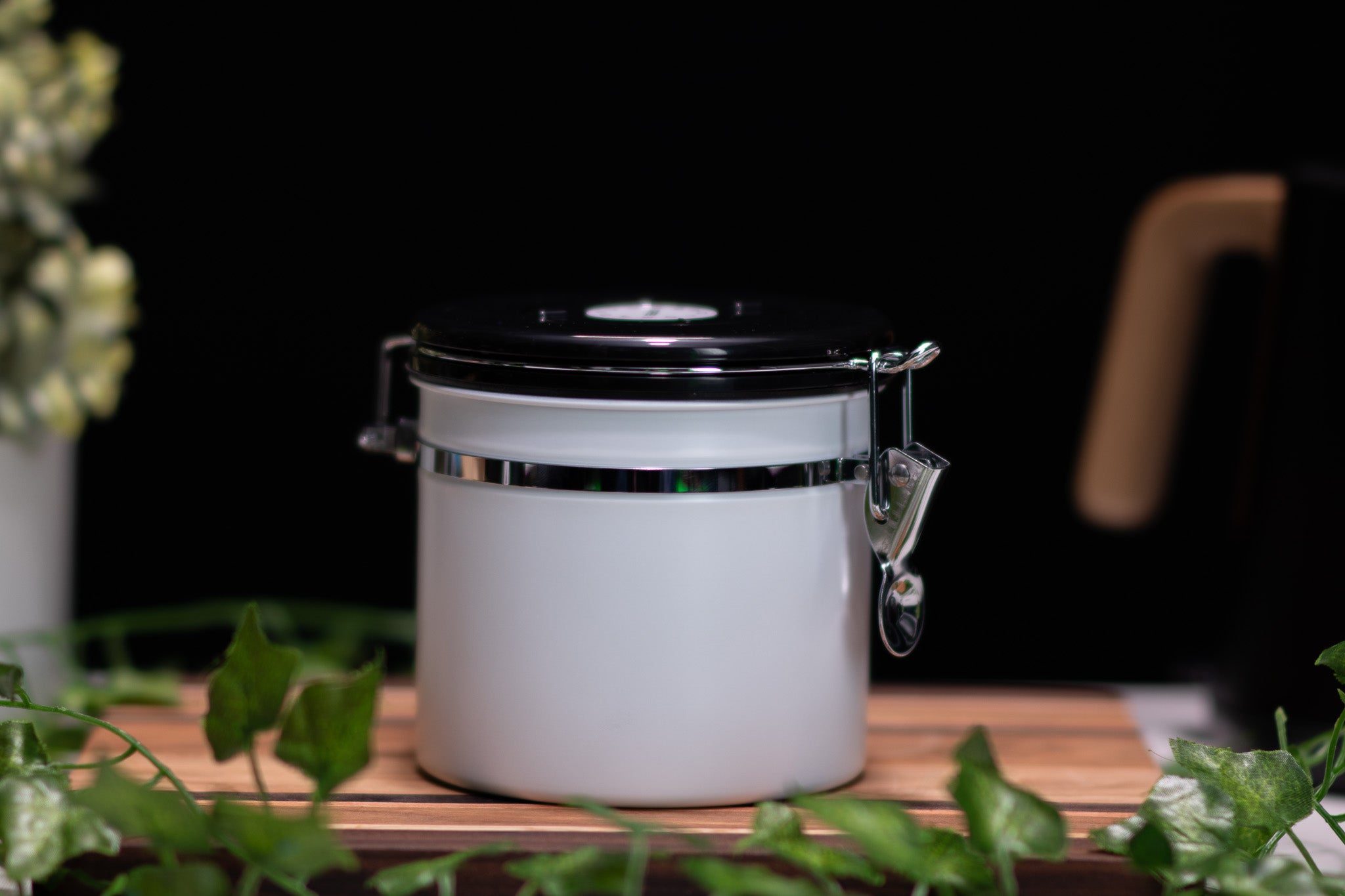 Coffee Canister, Airtight Stainless Steel Kitchen Food Storage Container with Date for freshness  CO Valve