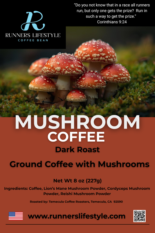 Coffee with Mushrooms Dark Roast