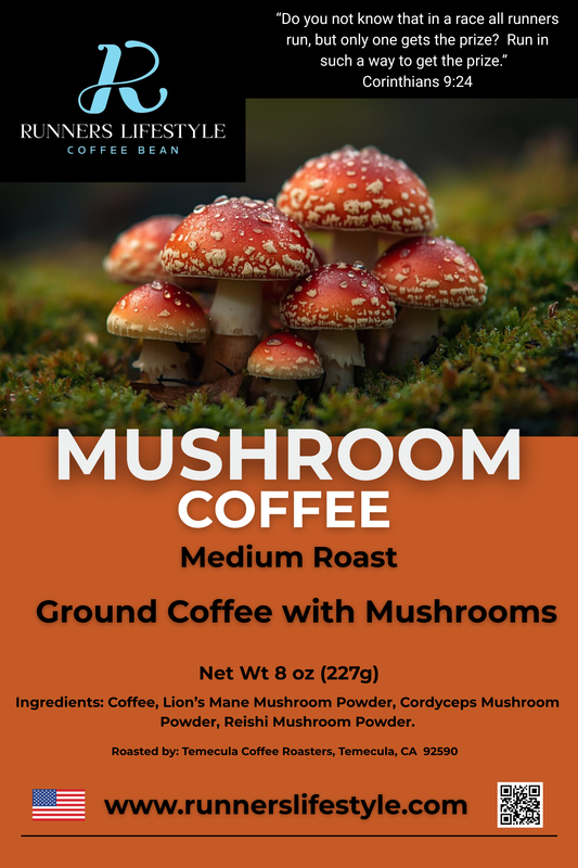 Coffee with Mushrooms Medium Roast