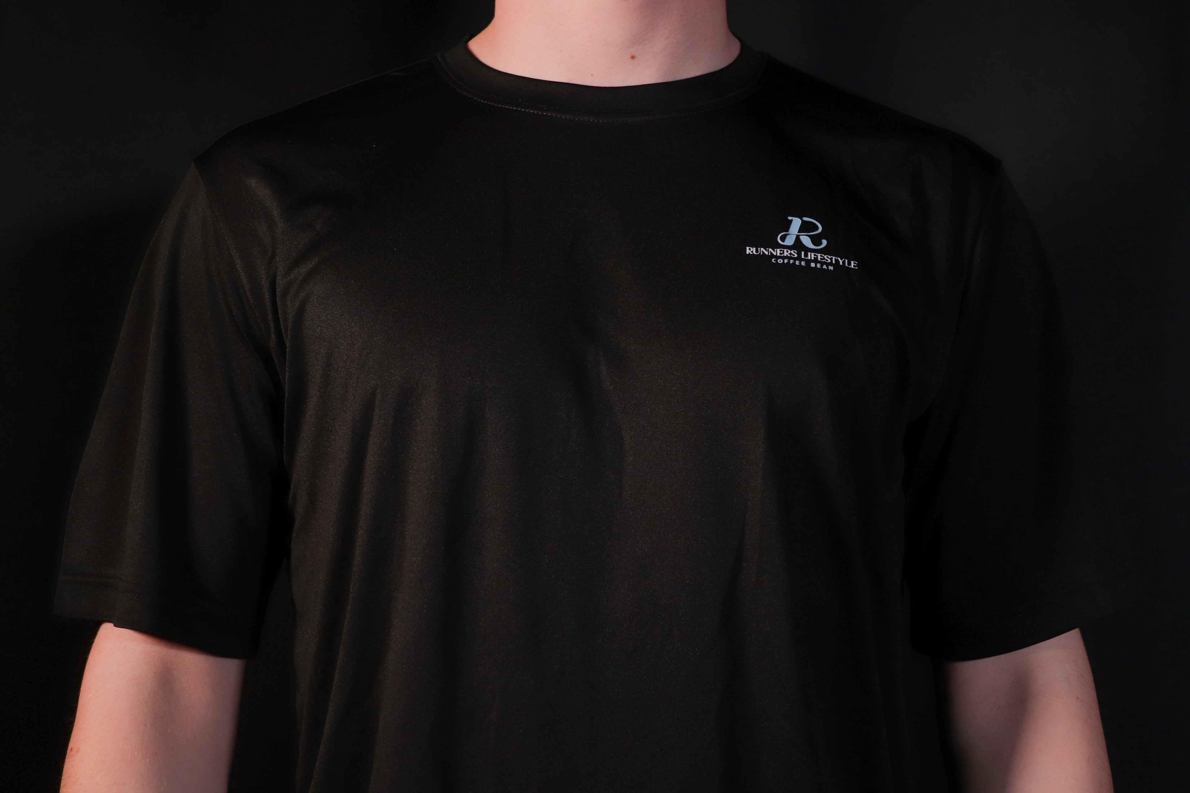 Men's Performance Tee — 'R' Logo Athletic Polyester Shirt